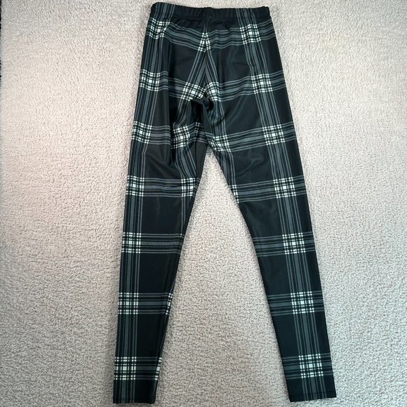 Bombshell Sportswear Black and White Plaid Leggings - Picture 2 of 9